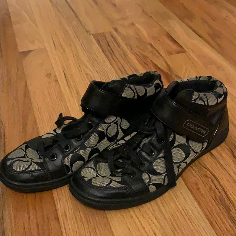 Authentic Coach Zoey hightop sneakers